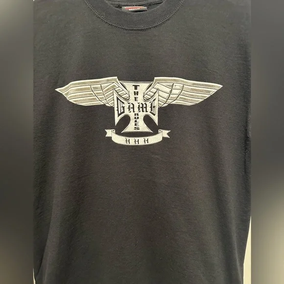 VINTAGE 2004 Euro WWE HHH TRIPLE H T SHIRT BLOOD SWEAT PAIN Size Men’s Medium - Picture 2 of 6